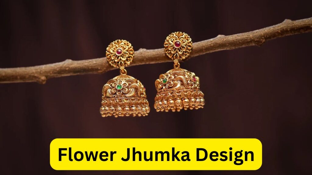 Flower Jhumka Design