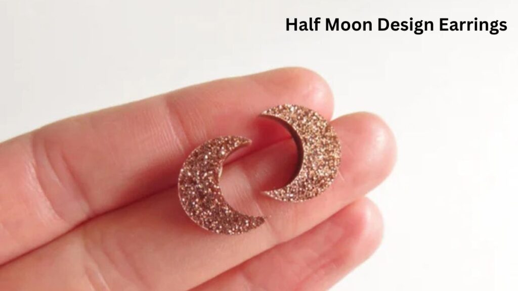 Half Moon Design Earrings