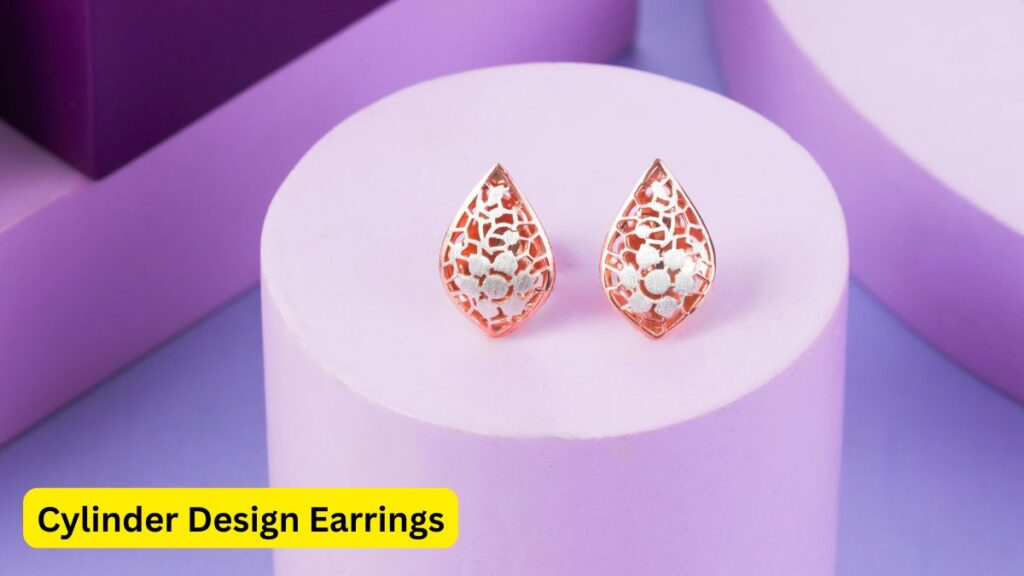 Cylinder Design Earrings