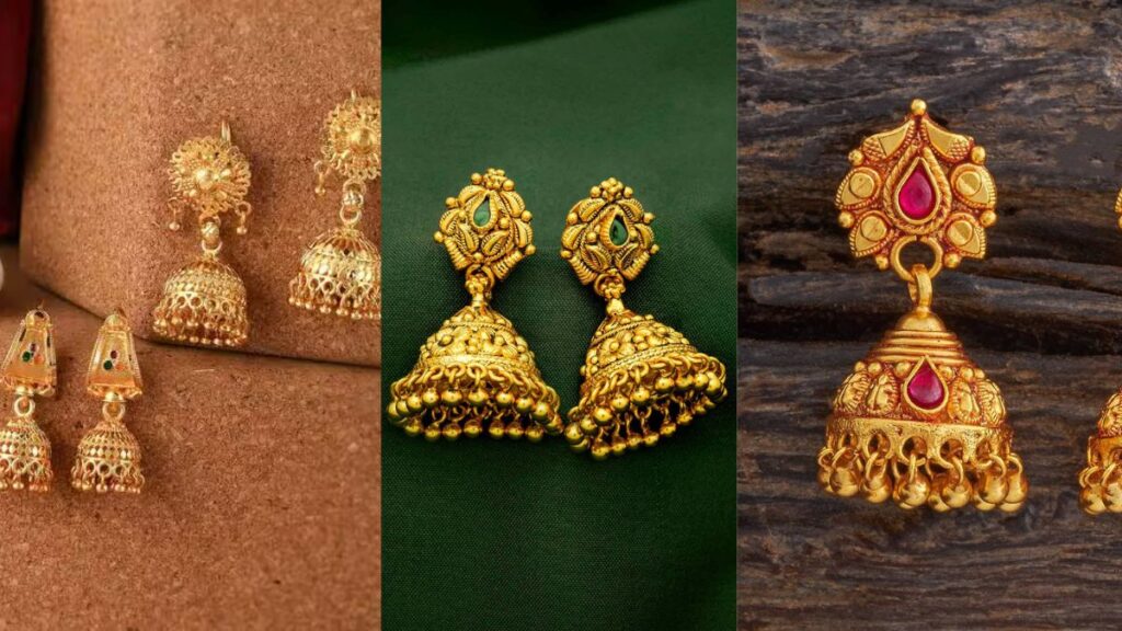 Gold Plated Jhumkas