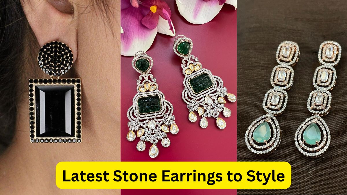 Latest Stone Earrings to Style