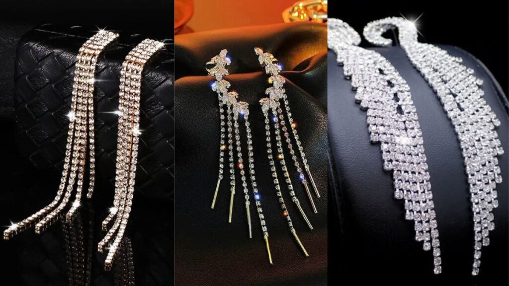 Drop earrings