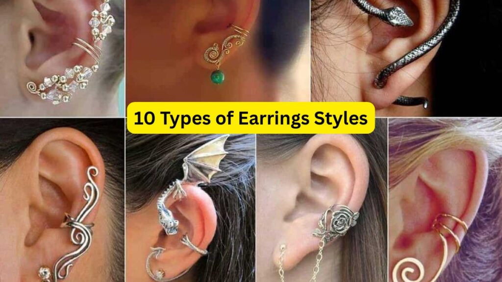 10 Types of Earrings Styles
