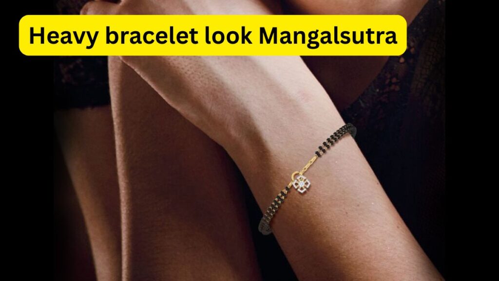 Heavy bracelet look Mangalsutra