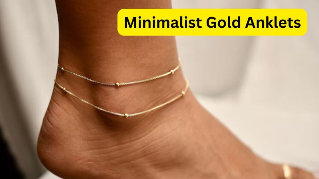 Minimalist Gold Anklets