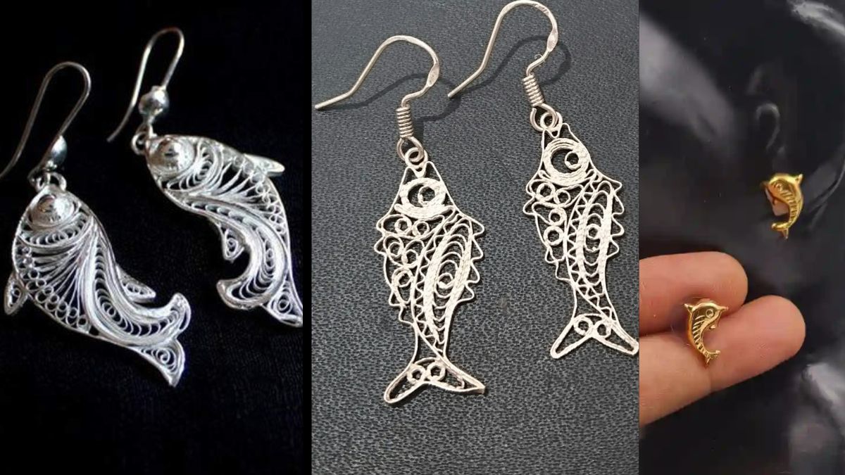 Trending Fish Earring Design