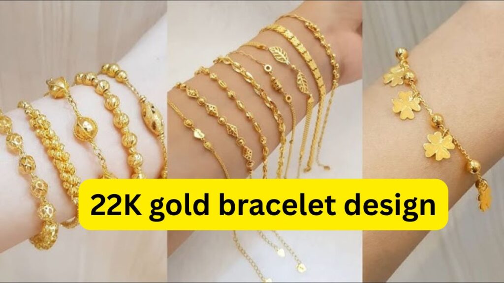 22K gold bracelet design
