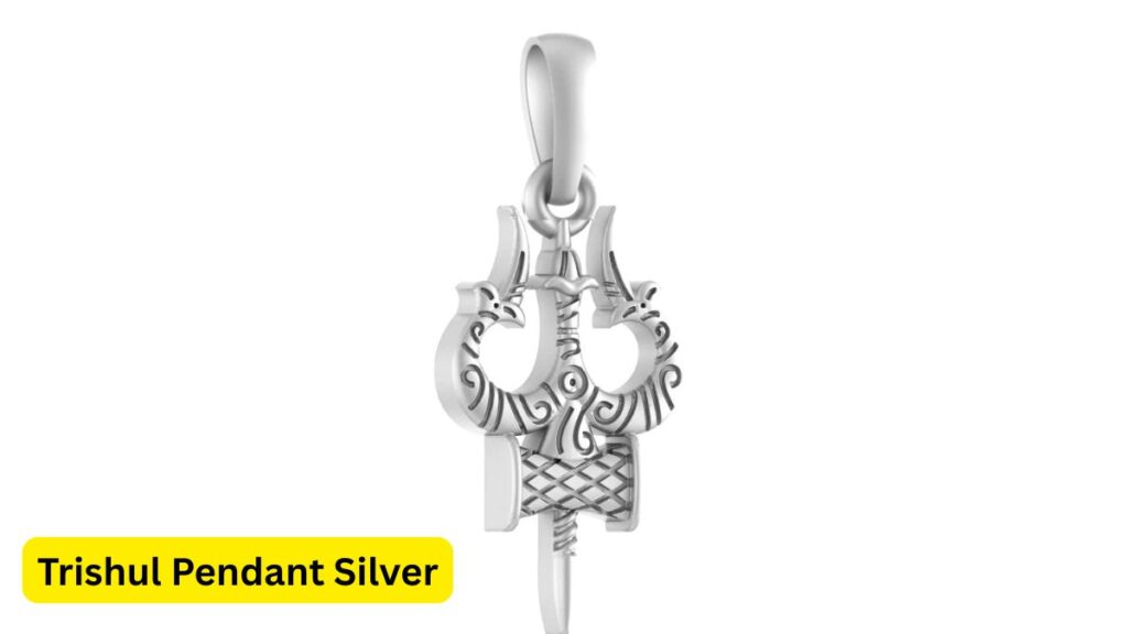 Trishul Pendant Silver