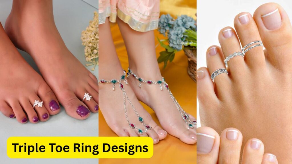 Triple Toe Ring Designs