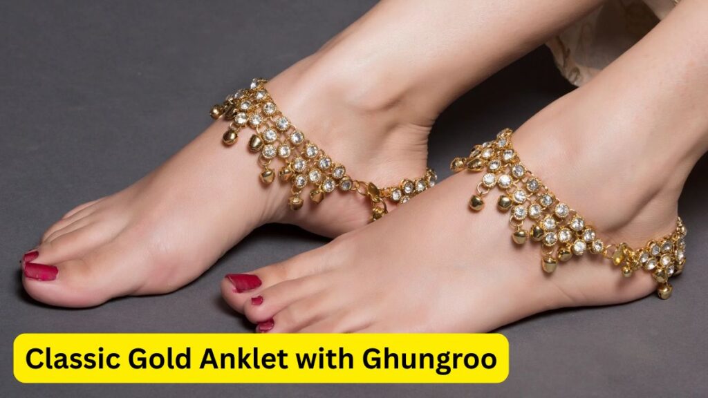 Classic Gold Anklet with Ghungroo