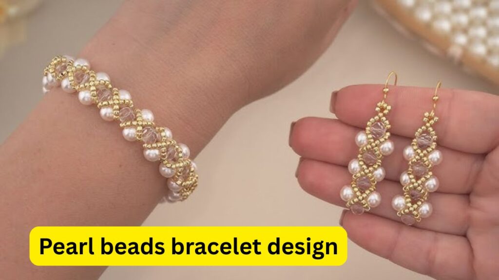 Pearl beads bracelet design