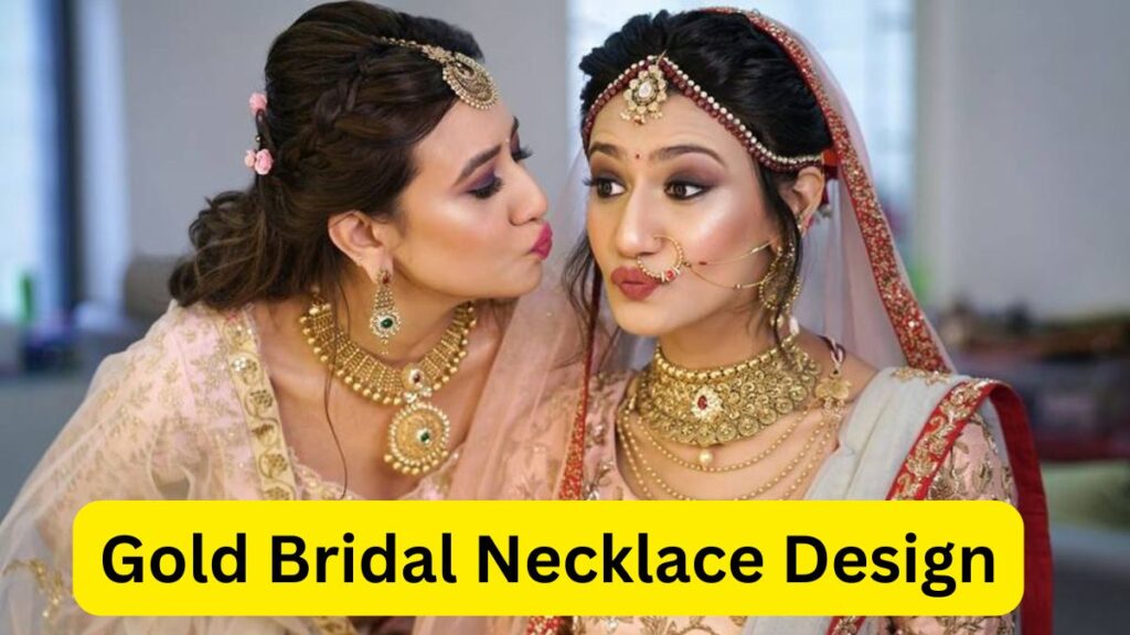 Gold Bridal Necklace Design