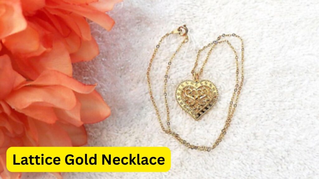 Lattice Gold Necklace