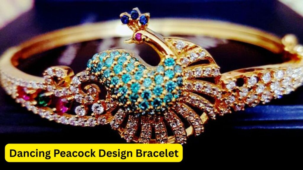 Dancing Peacock Design Bracelet