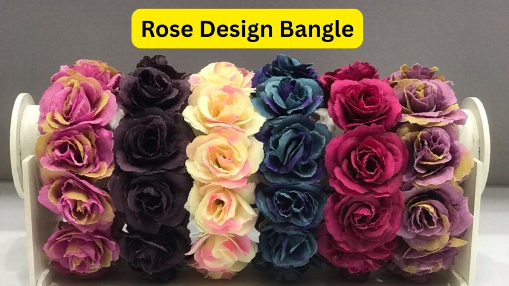 Rose Design Bangle