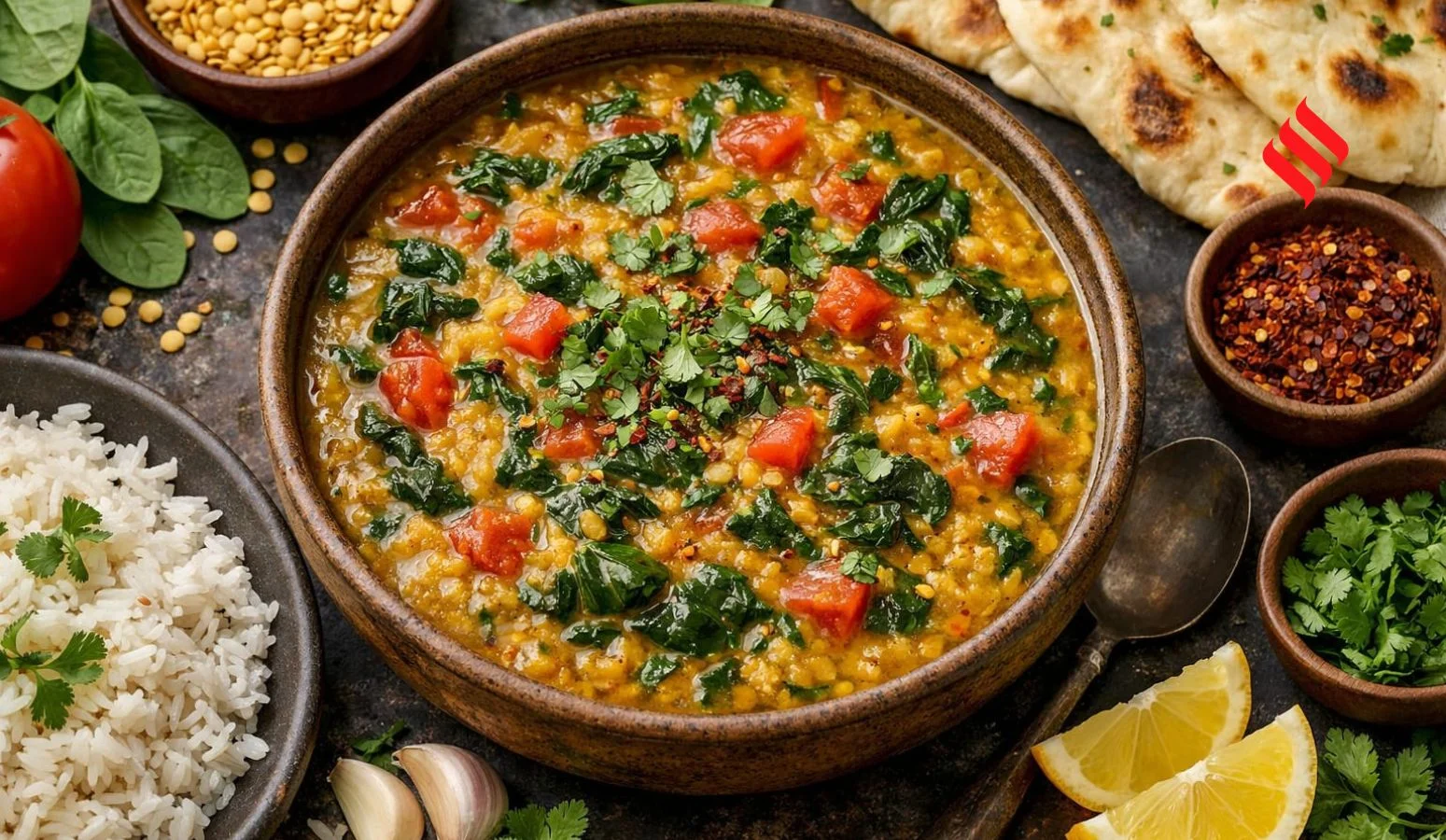 हल्का डिनर करना है तो ट्राई करें पालक टमाटर वाली हर्ब दाल, देखें कम समय में तैयार होने वाली रेसिपी