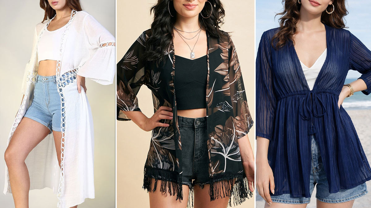 Summer Layering Style: गर्मियों में पहनें ये स्टाइलिश श्रग डिजाइन, स्लीवलेस टॉप के साथ मिलेगा क्लासी लुक