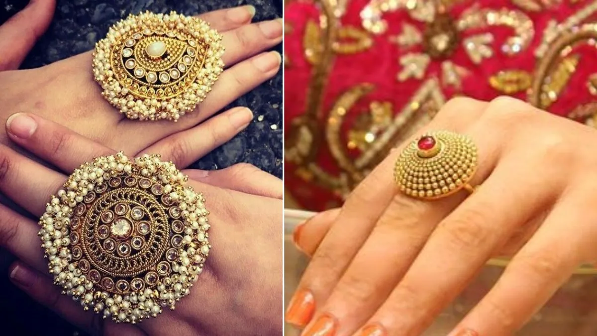 Royal Look Alert: जोधा स्टाइल गोल्ड रिंग के ये लेटेस्ट डिज़ाइंस बना देंगे आपके हाथों को खास